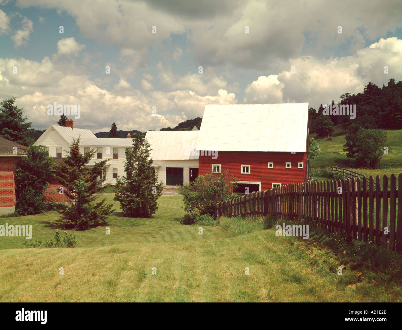 Summer in East Corinth in rural Central Vermont Stock Photo Alamy