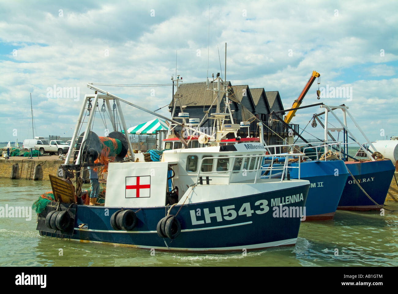 Whitstable fishing boat Stock Photo Alamy
