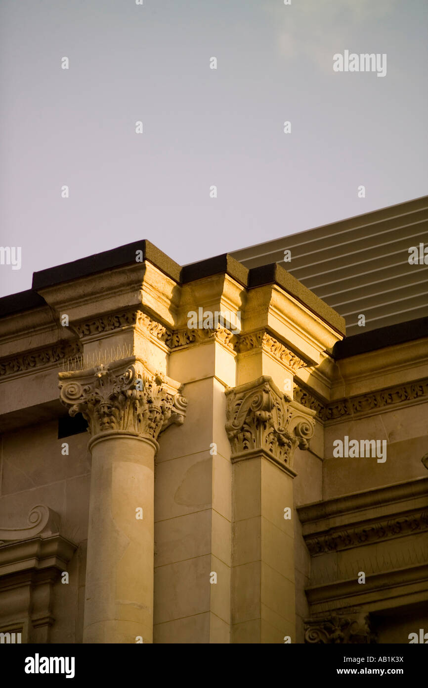 architectural detail old GPO building Liverpool Stock Photo