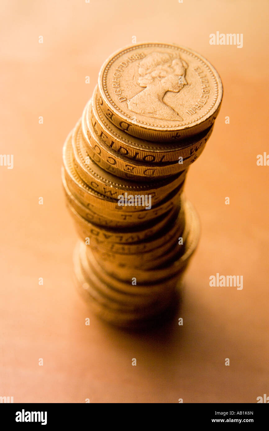 stack of coins Stock Photo Alamy