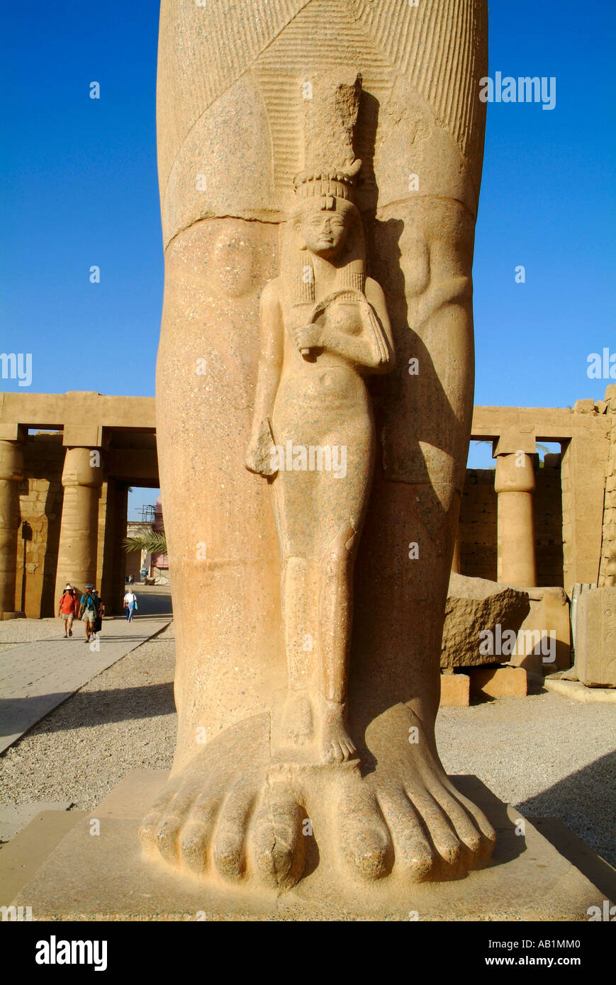 Monumental statue of Ramesses II ,Karnak,Luxor, Egypt Stock Photo Alamy