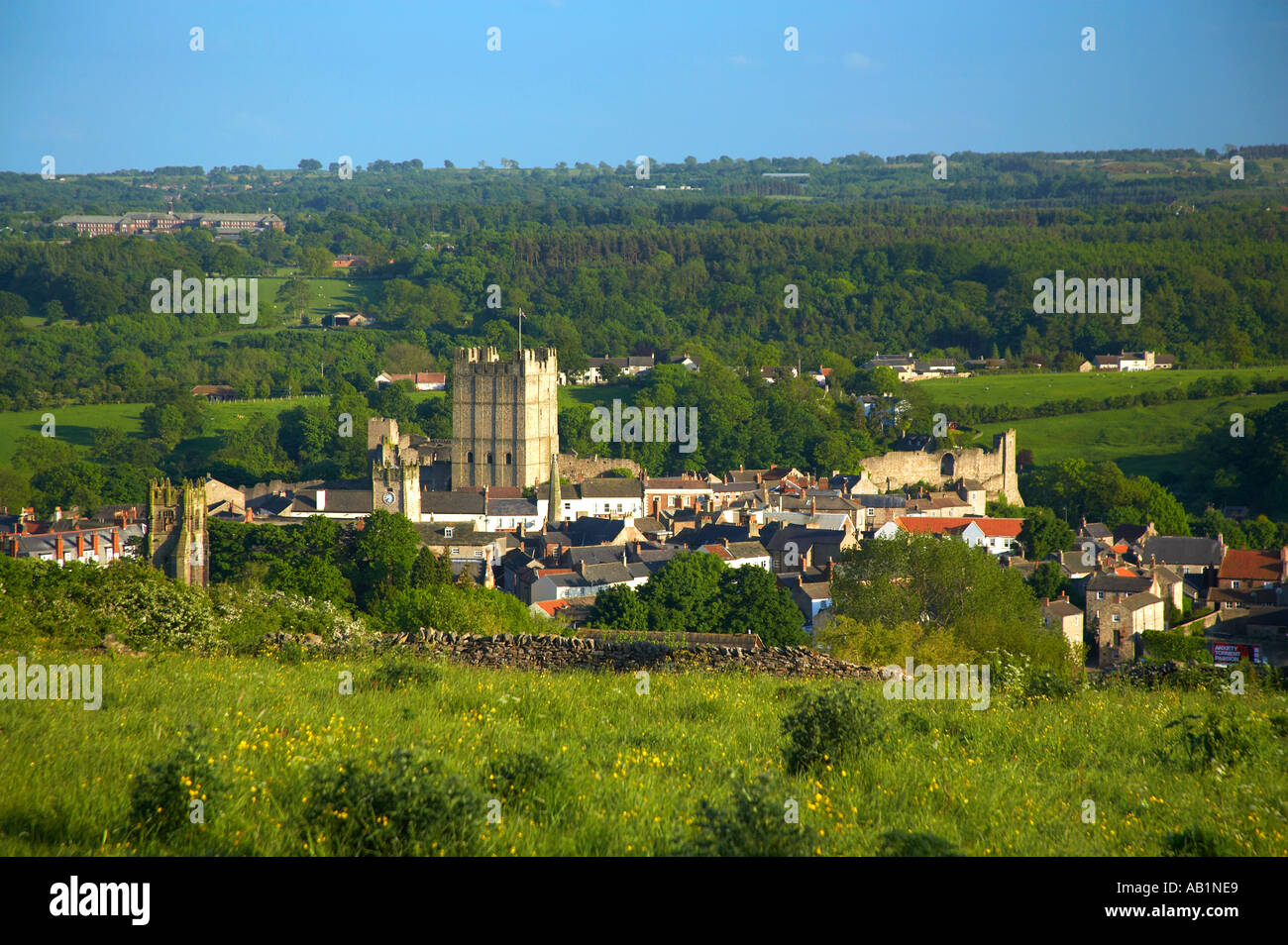 Richmond North Yorkshire England Stock Photo Alamy