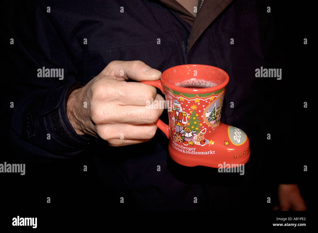 Nuremberg christmas market gluhwein hires stock photography and images