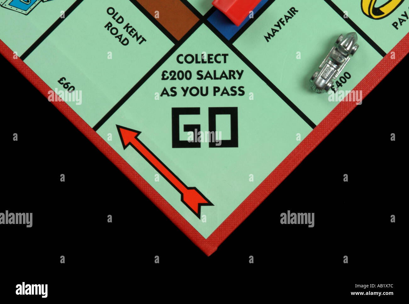 London Monopoly Stock Photo Alamy