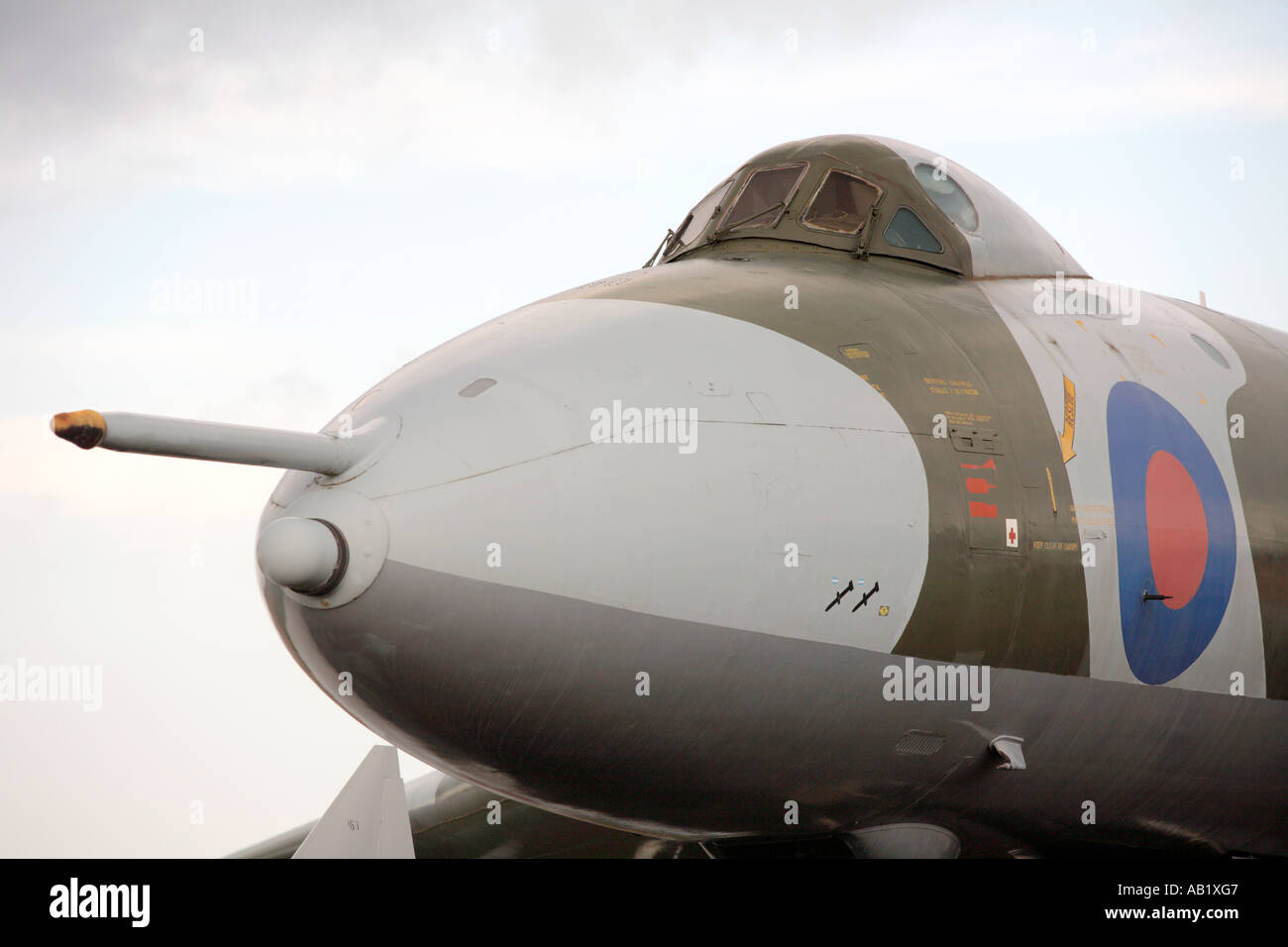 The Vulcan Bomber at East Fortune airfield near Edinburgh Stock Photo
