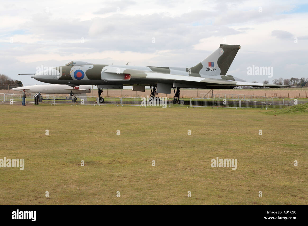 The Vulcan Bomber at East Fortune airfield near Edinburgh Stock Photo