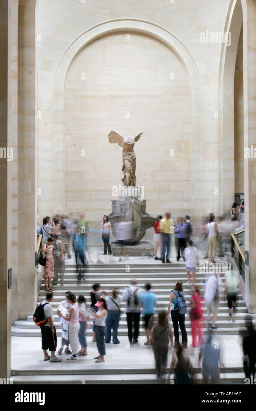 Louvre museum The Winged Victory of Samothrace, Louvre Museum, Paris France Stock Alamy