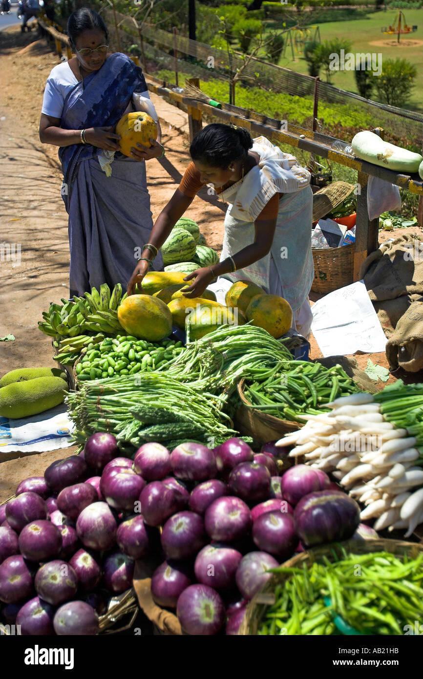 Fruit vegetable market panaji panjim hires stock photography and