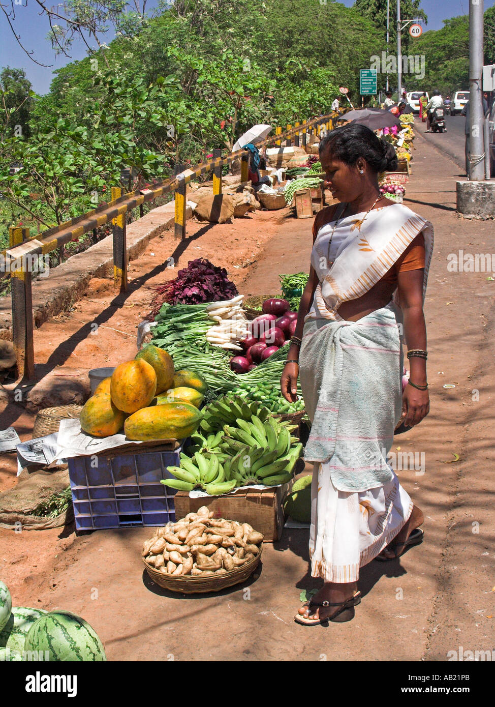 Fruit vegetable market panaji panjim hires stock photography and