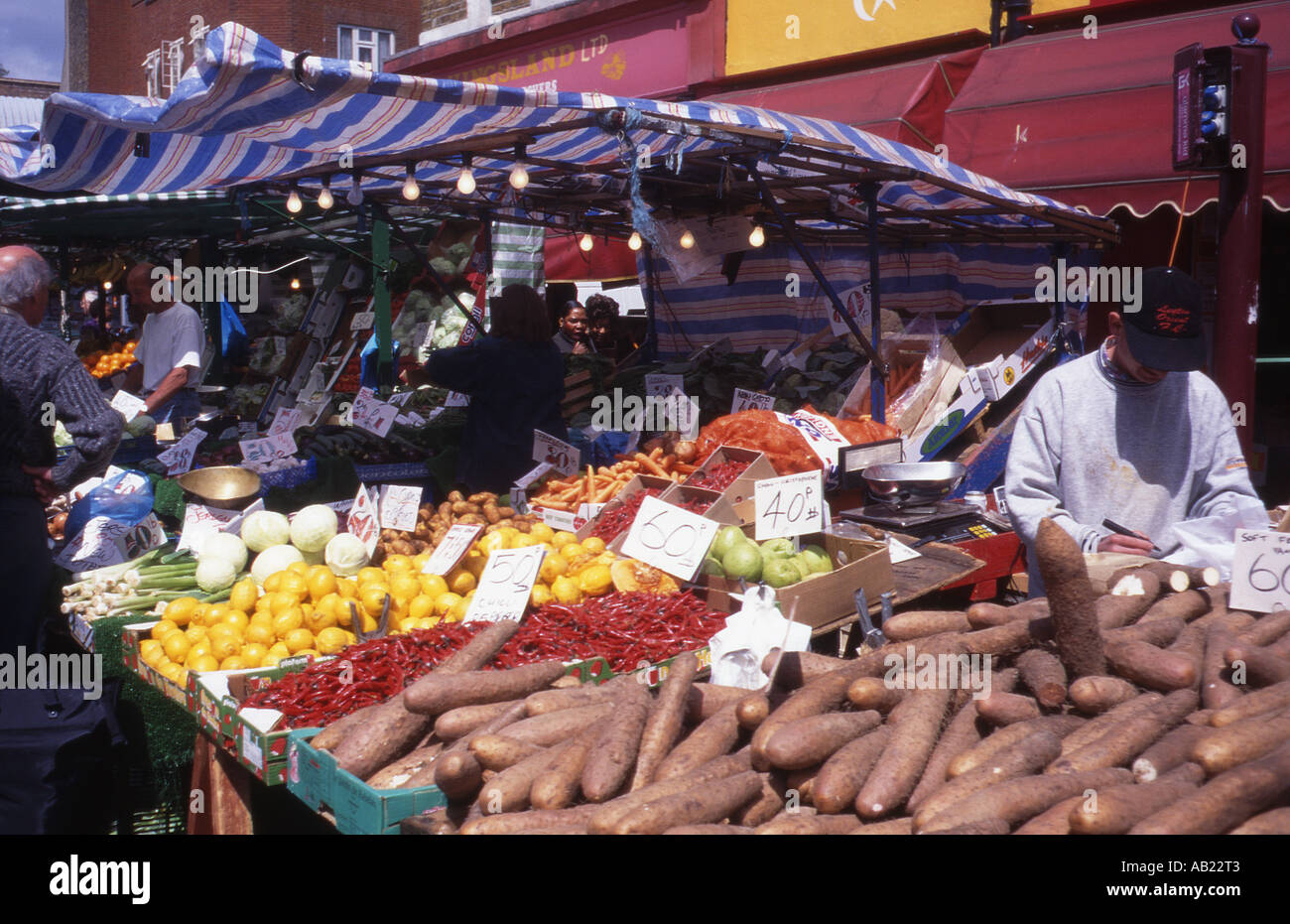 Ridley Road Market Dalston London E8 Stock Photo Alamy