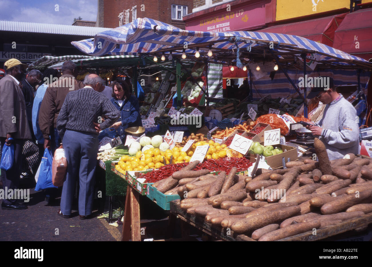 Ridley Road Market Dalston London E8 Stock Photo Alamy