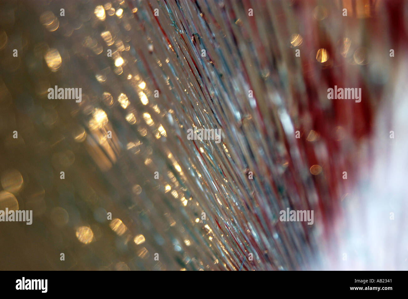 Broken glass in window of Hoopers' department store in Tunbridge Wells