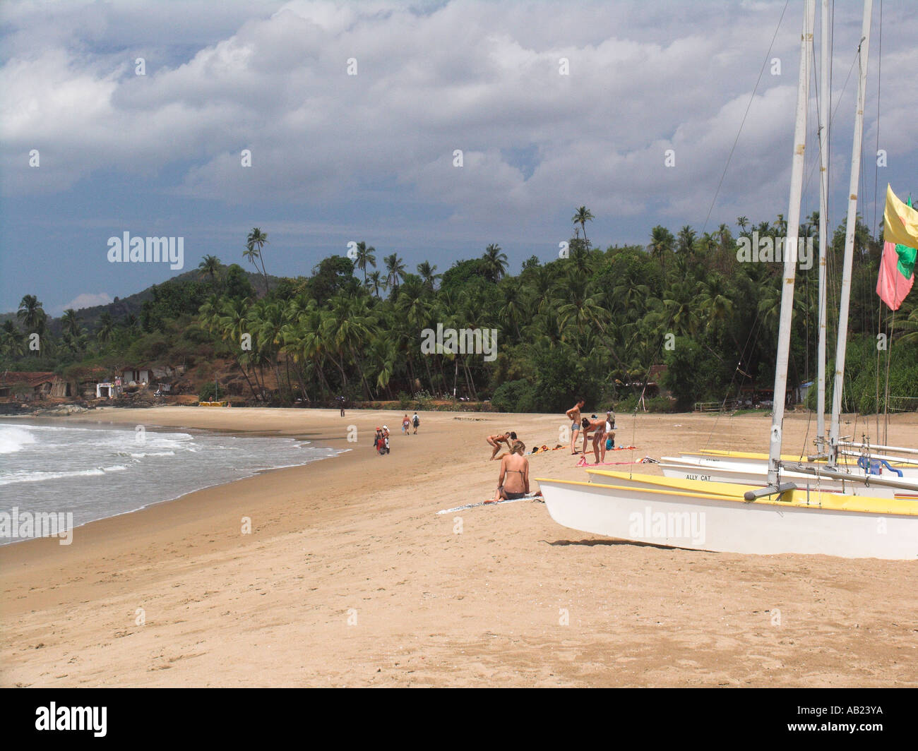 Off The Beach Catamarans At Quiet Patnem Beach South Goa