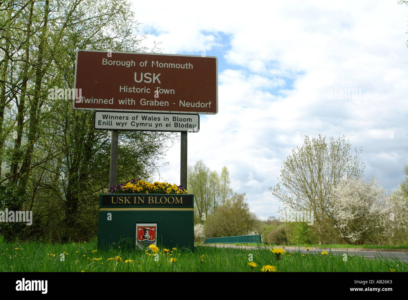 Usk South Wales GB UK 2006 Stock Photo Alamy