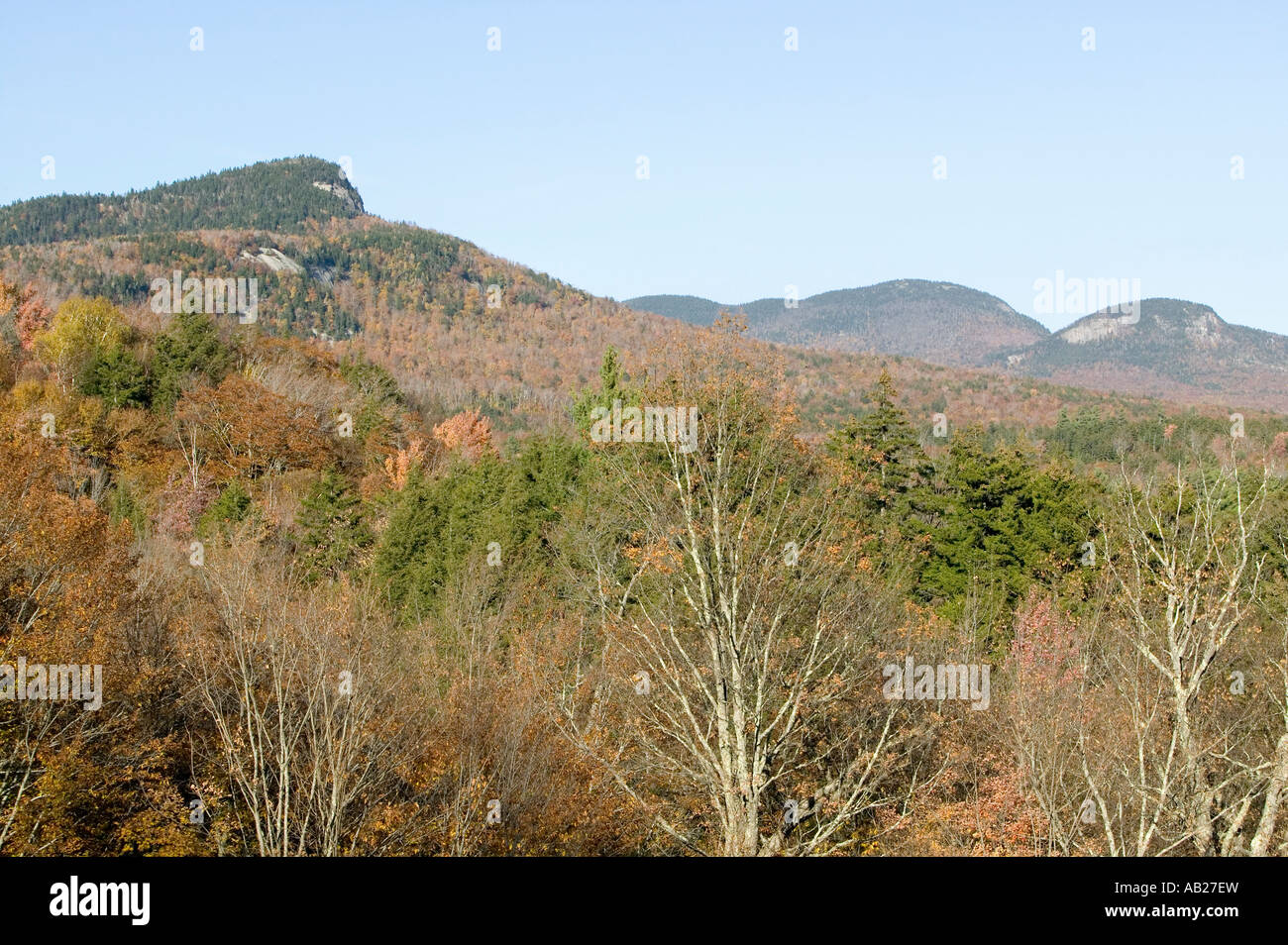 Crawford Notch State Park in White Mountains of New Hampshire New