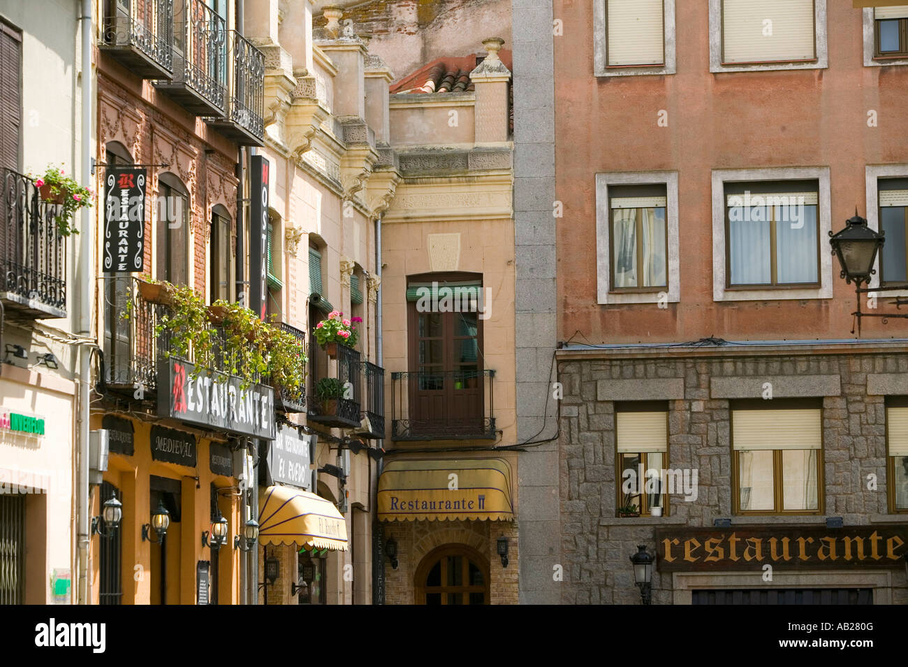 Castilian old village hires stock photography