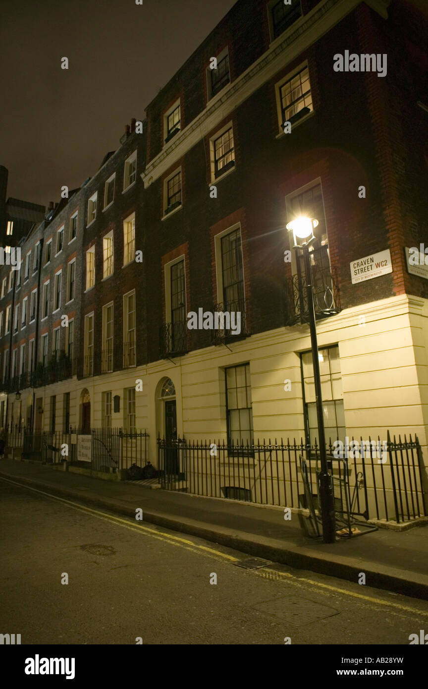 Exterior view of the Benjamin Franklin House the world s only remaining Franklin home For nearly