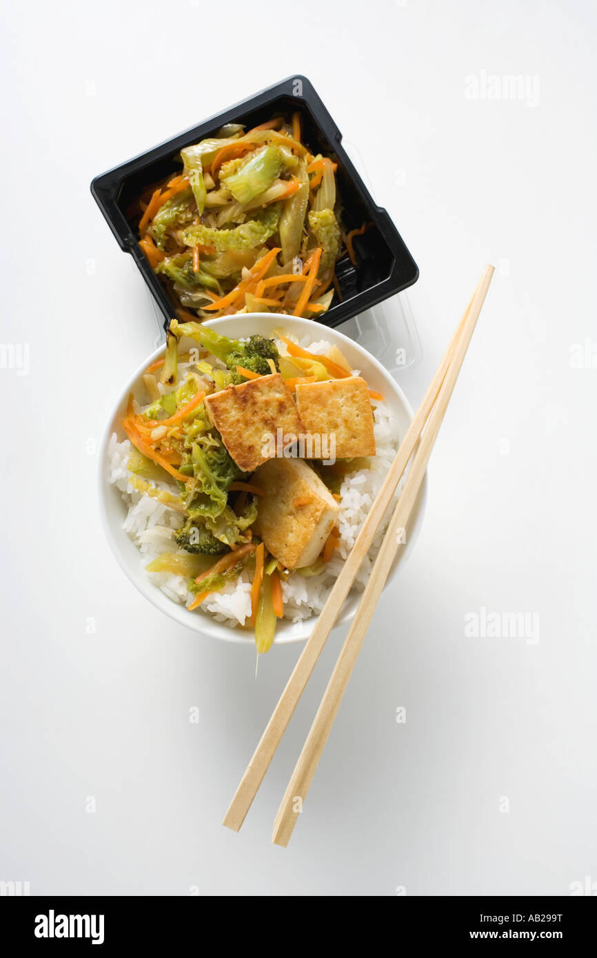 Stir fried vegetables with fried tofu FoodCollection Stock Photo - Alamy