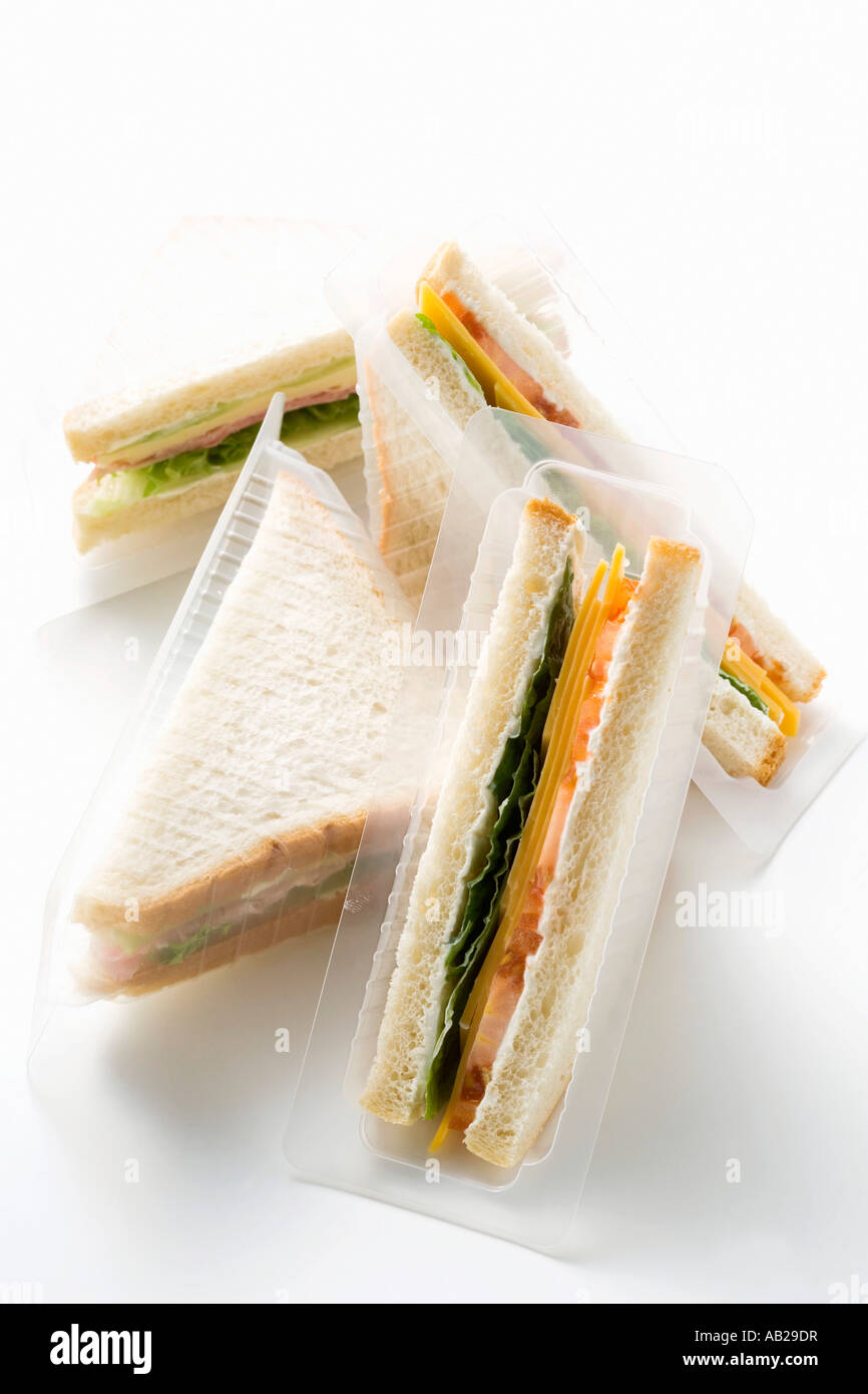 Ham and cheese sandwiches FoodCollection Stock Photo Alamy
