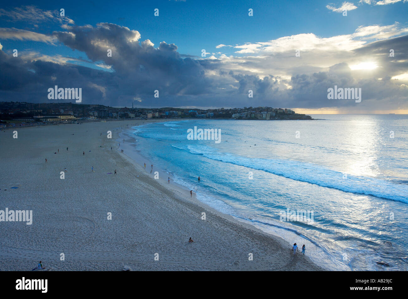 Bondi Beach at dawn Sydney New South Wales Australia Stock Photo