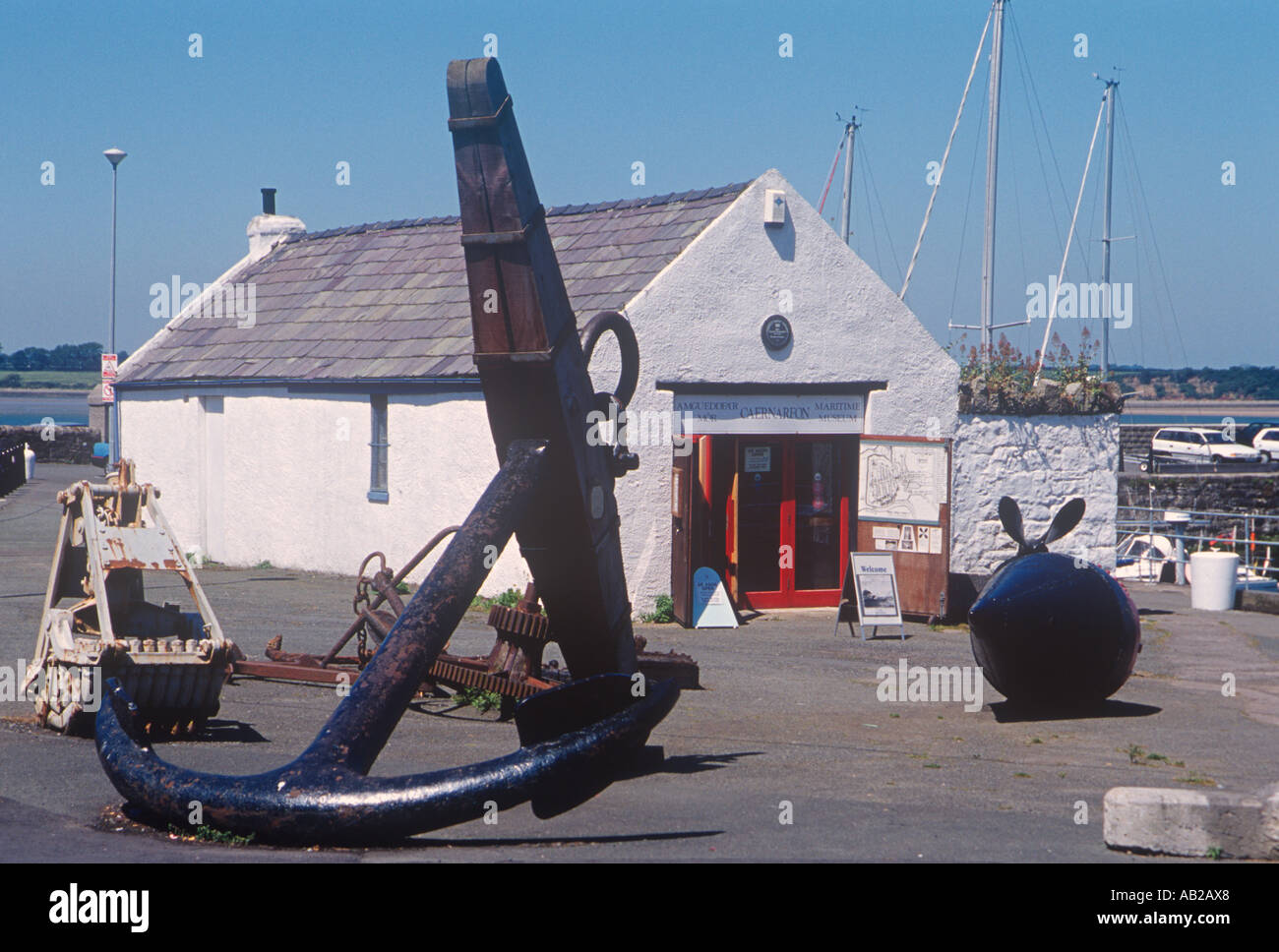 Maritime Museum Victoria Dock Caernarfon North West Wales Stock Photo