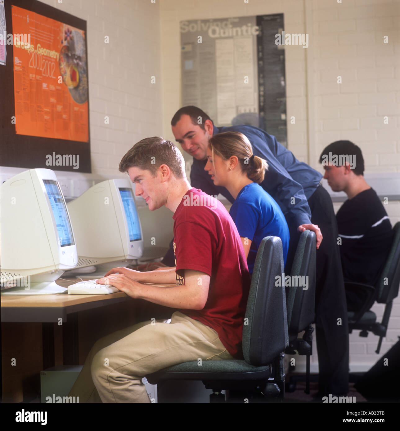Uk university students computers hires stock photography and images