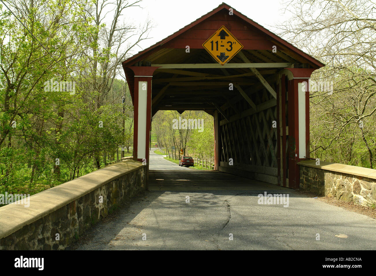 Brandywine valley covered bridge hires stock photography and images