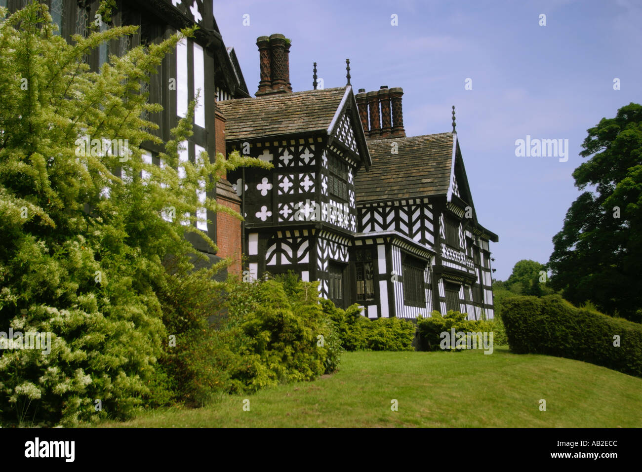 Bramhall Hall, Stockport, Cheshire Stock Photo Alamy