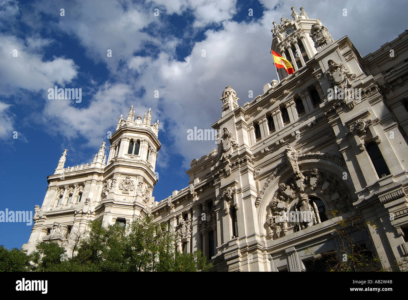 madrid spain local post office phone number