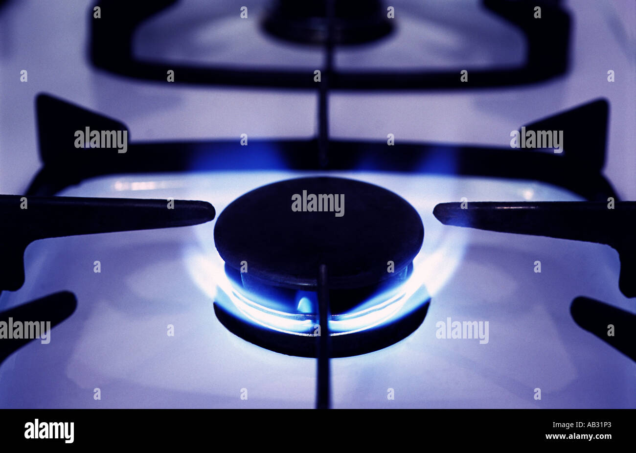 Domestic gas cooker UK Stock Photo Alamy