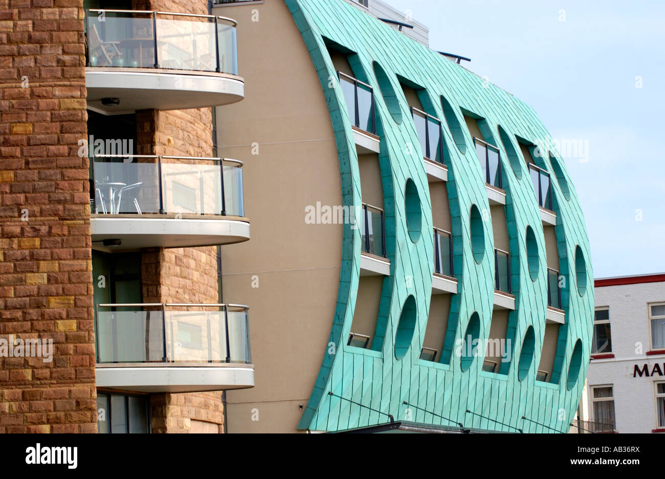 Award winning apartment building Esplanade House Porthcawl South Wales