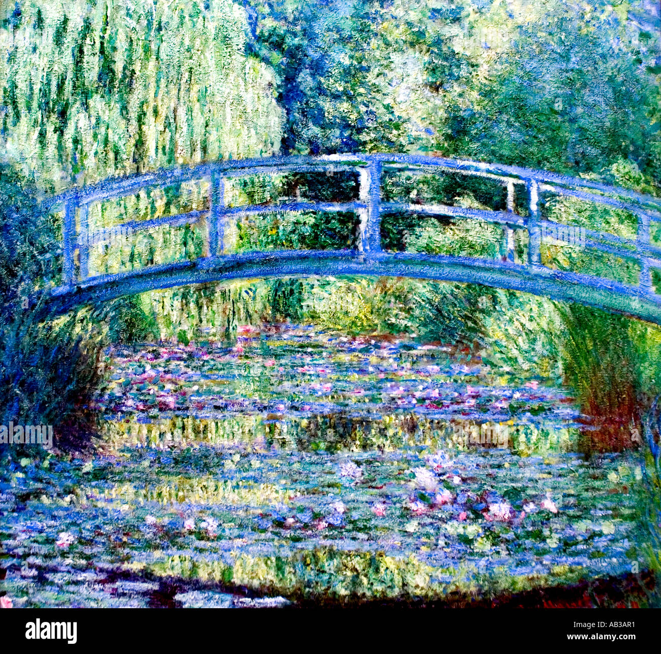 The Water Lily Pond Pink Harmony  1900 Claude Monet 1840 – 1926 France French Stock Photo