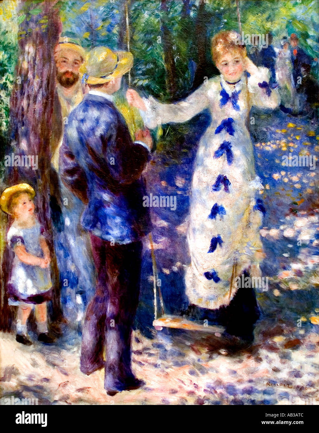 The Swing 1876 Pierre Auguste Renoir 1841-1919 French Impressionist ...