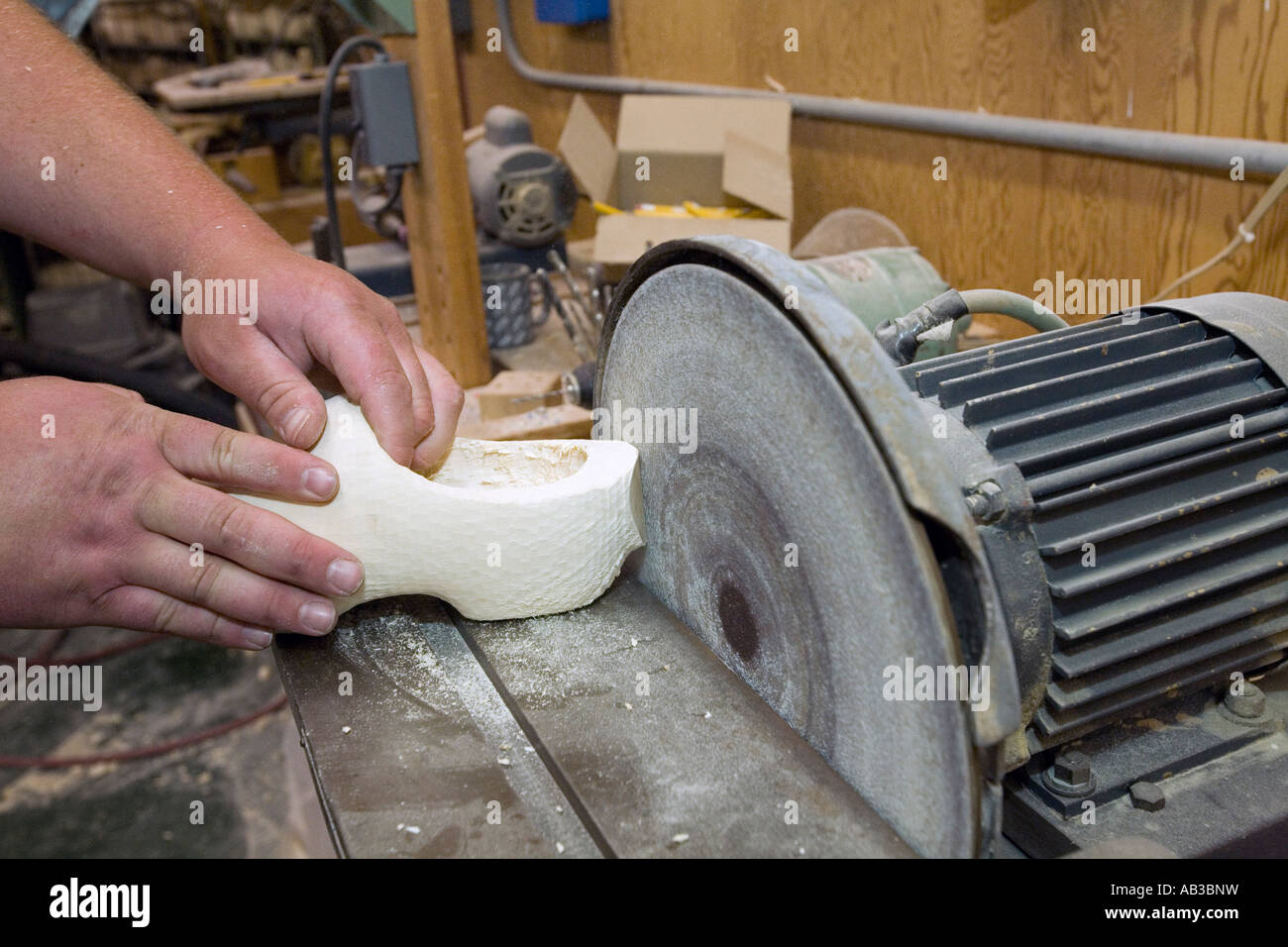 Wooden Shoe Production in Holland Michigan Stock Photo Alamy