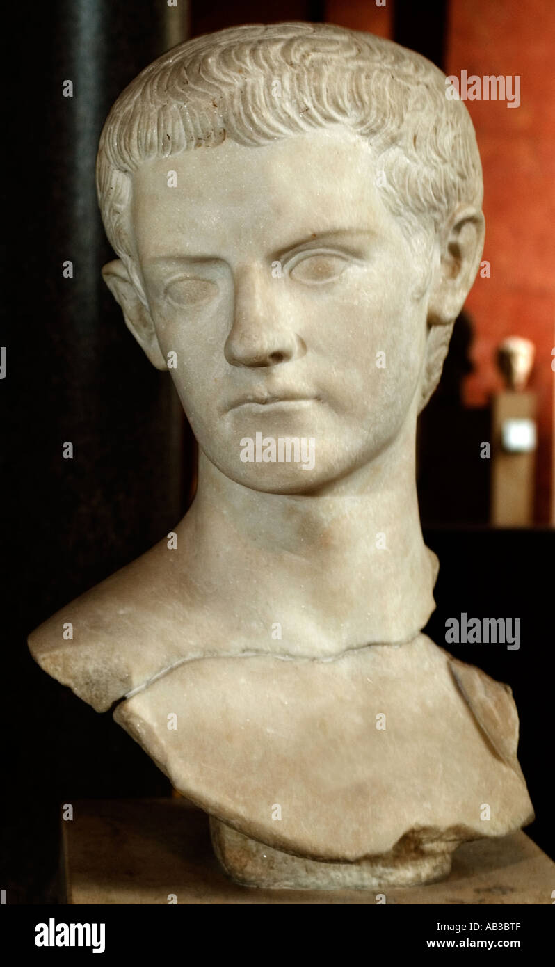 Emperor  Caligula Rome Roman Stock Photo
