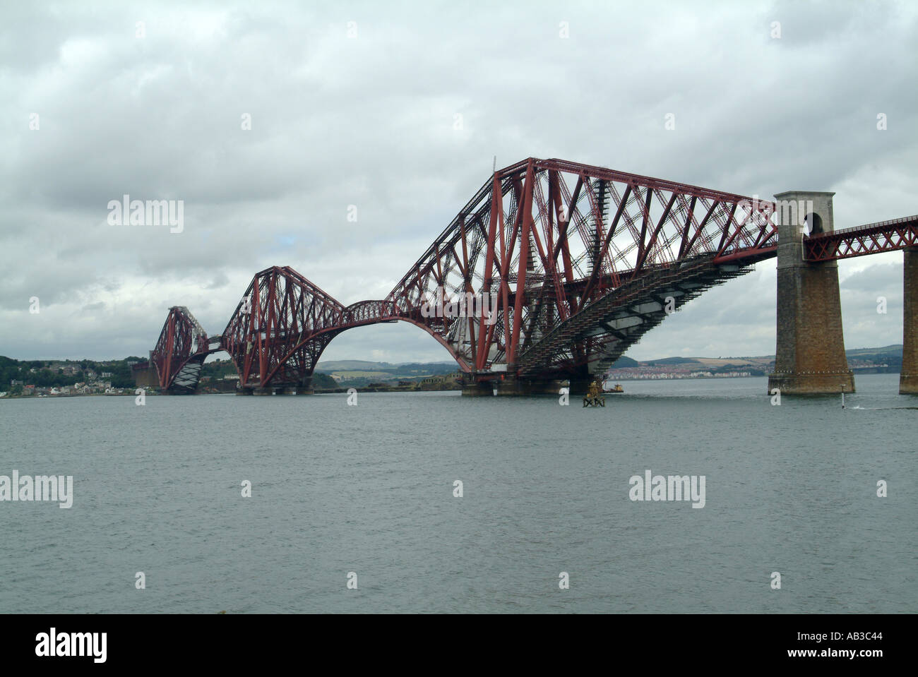 Forth Rail Bridge over Firth of Forth Queensferry Edinburgh Scotland United Kingdom UK Stock Photo