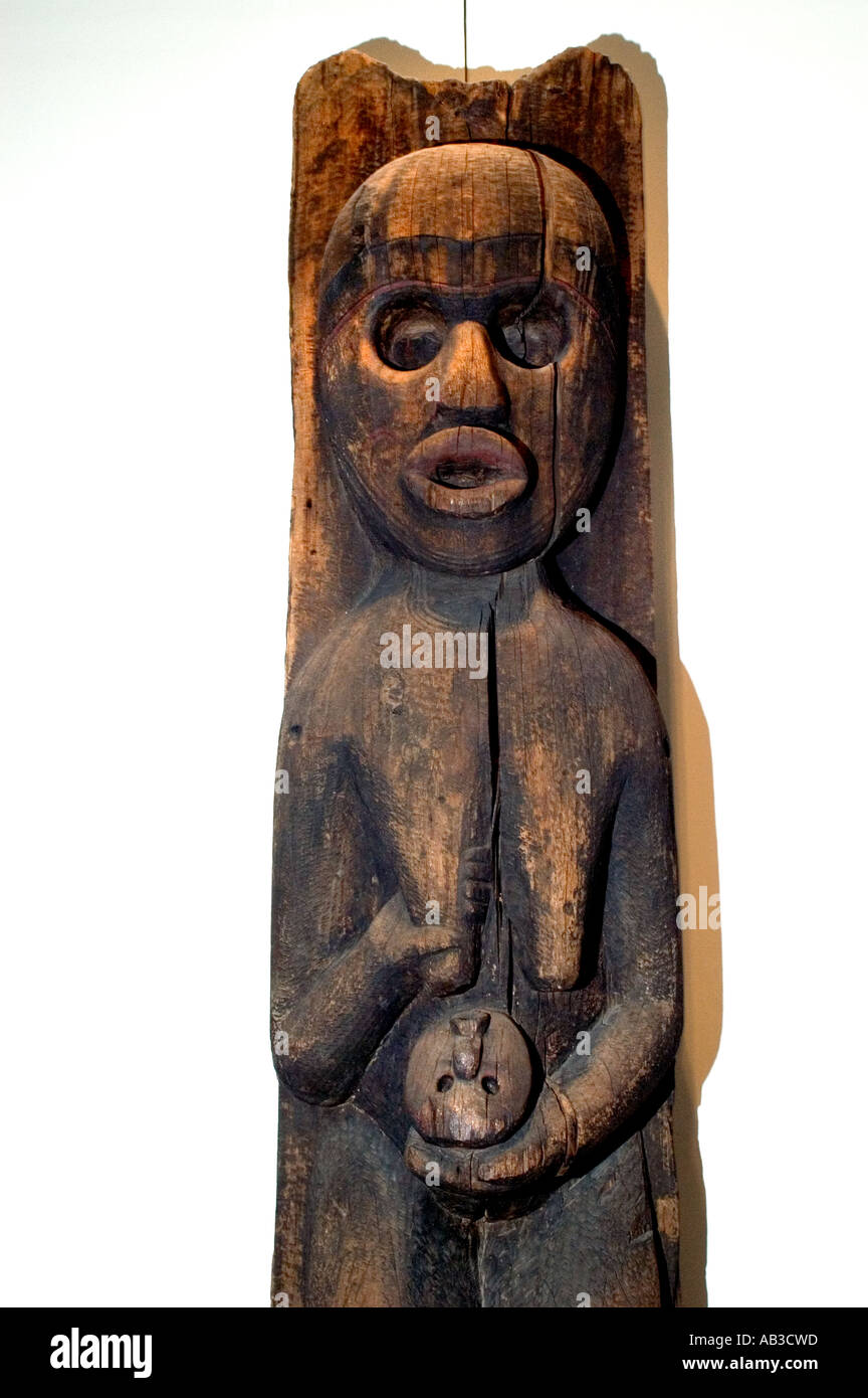 Eskimo Kwakiutl British Columbia XIX Cent Stock Photo