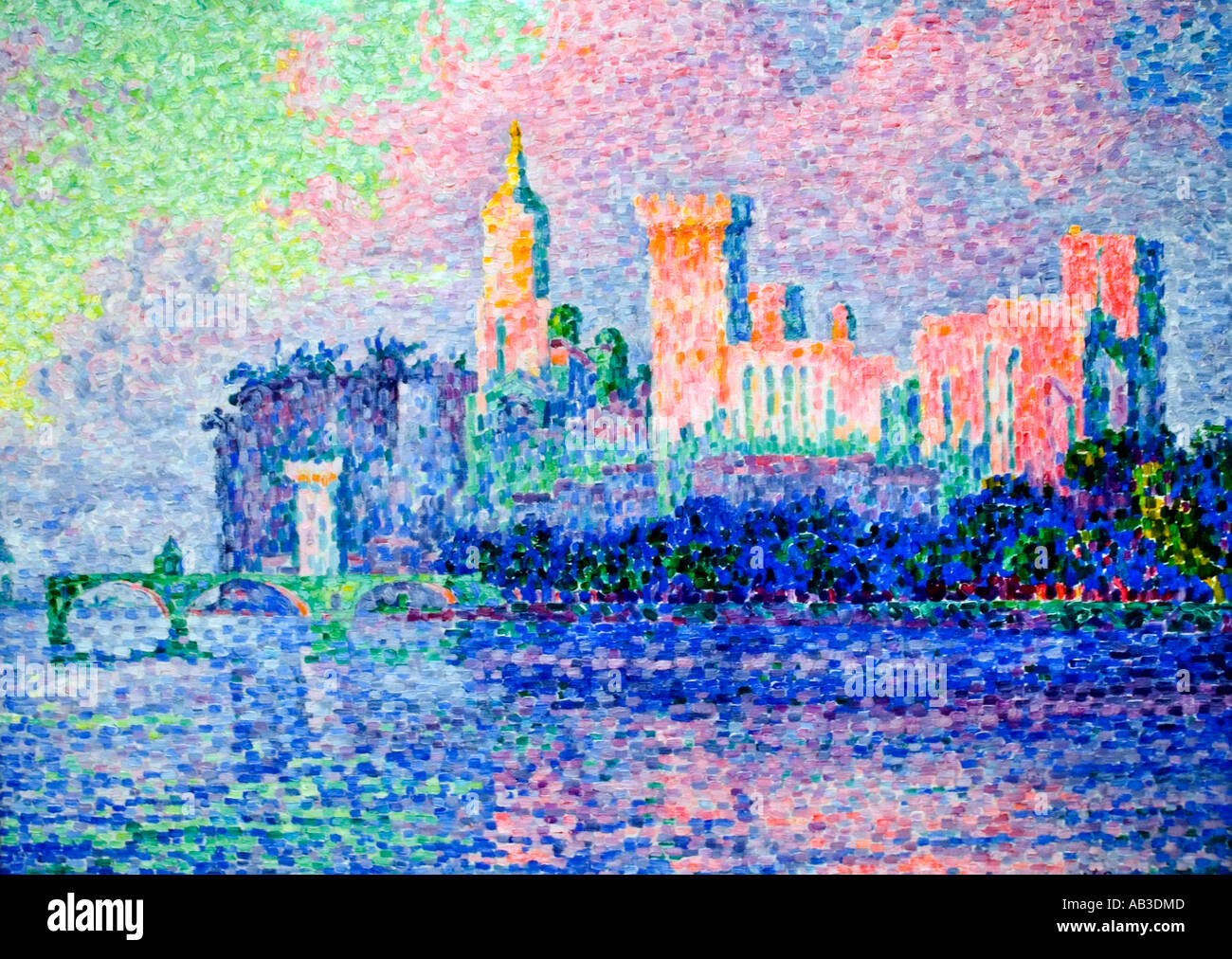 Paul Signac 1863 1935 The Papal Palace, Avignon. 1900