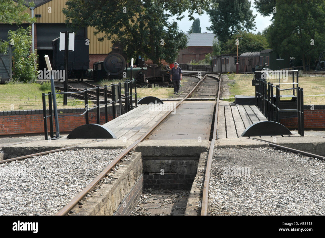 Railway turntable Stock Photo Alamy