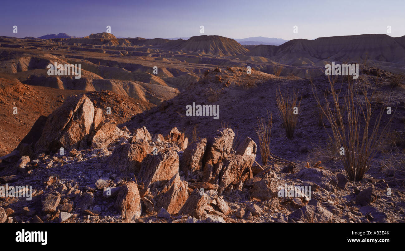 View From Wind Caves Fish Creek Anza Borrego Desert State Park Borrego