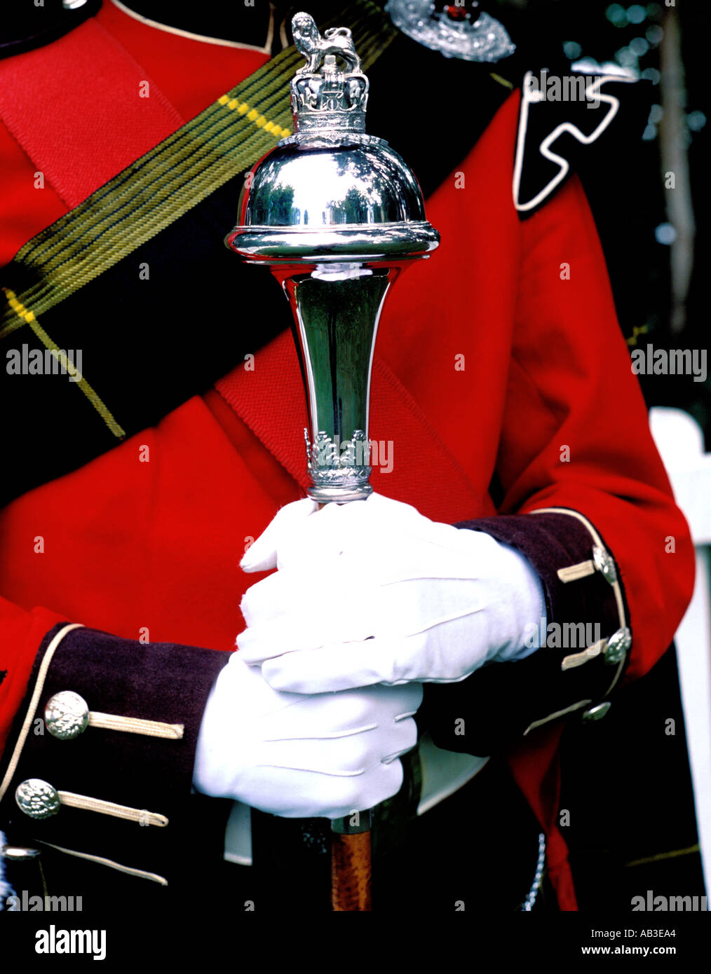 drum major staff at highland games in Fredericton New Brunswick Canada