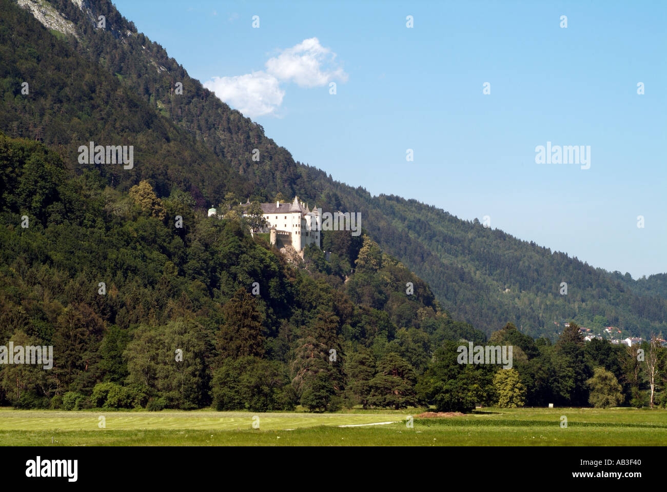 Tratzberg Castle Tyrol Austria Stock Photo