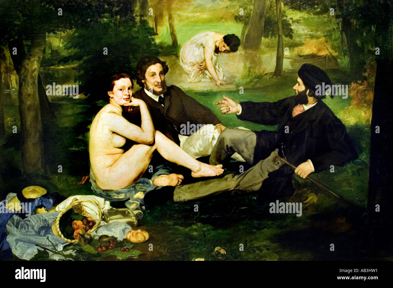 Le déjeuner sur l'herbe - The Luncheon on the Grass 1863 Édouard Manet 1832 – 1883 France French Stock Photo