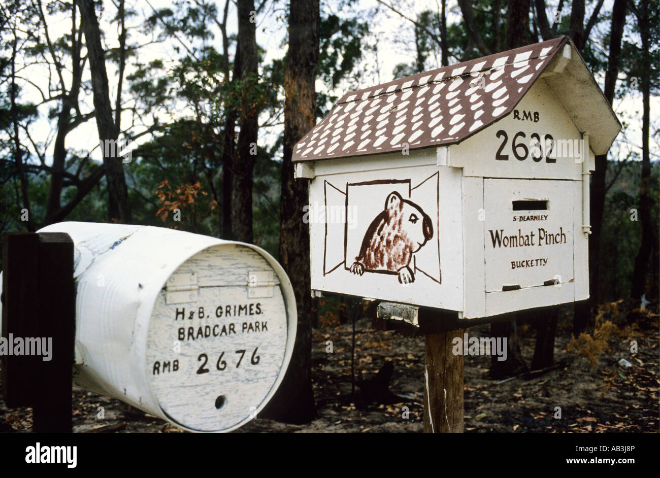 Post boxes in Australia Stock Photo Alamy