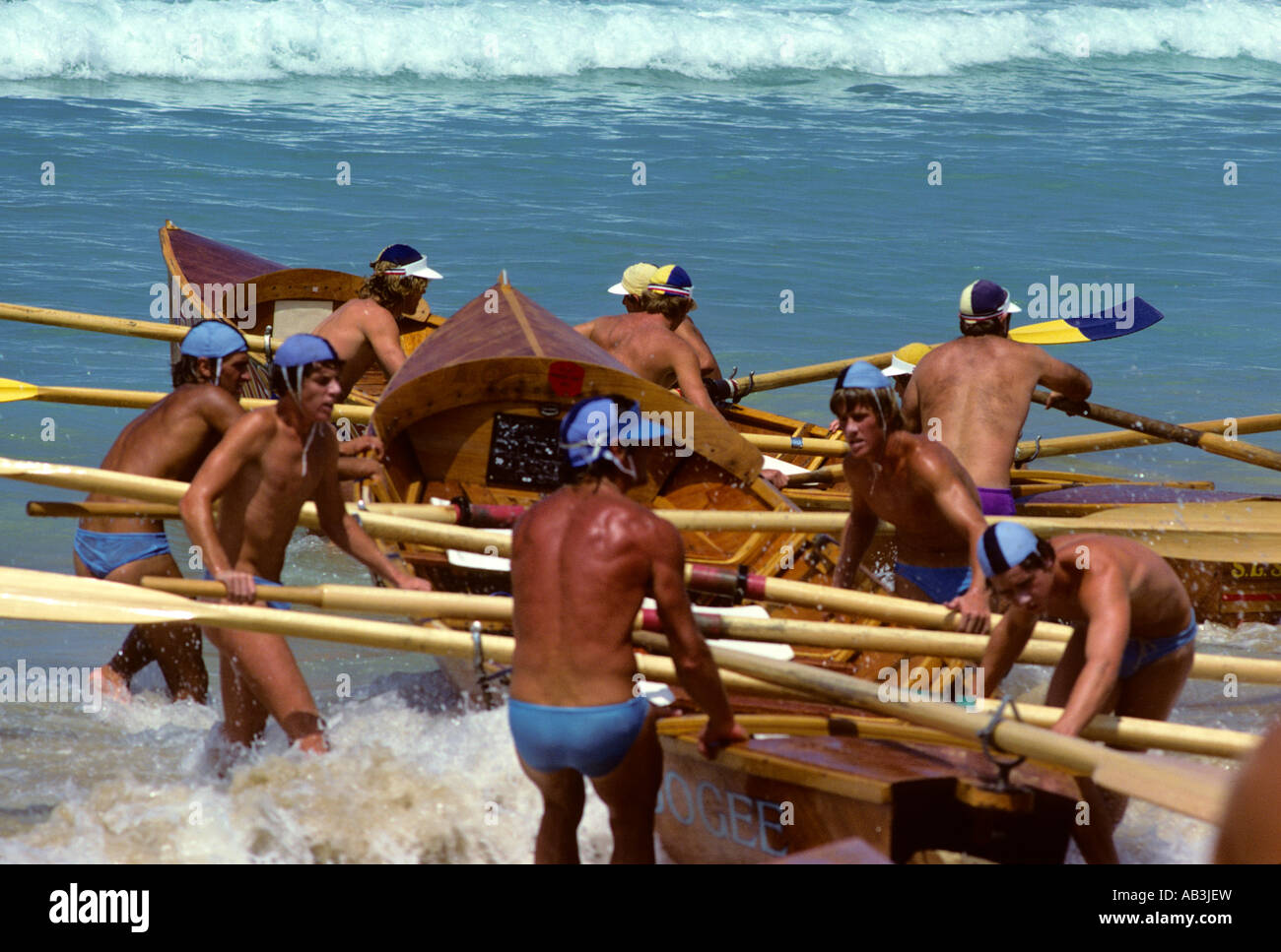 Australian Surf Life Saving Championships Manly Beach Sydney Australia Stock Photo