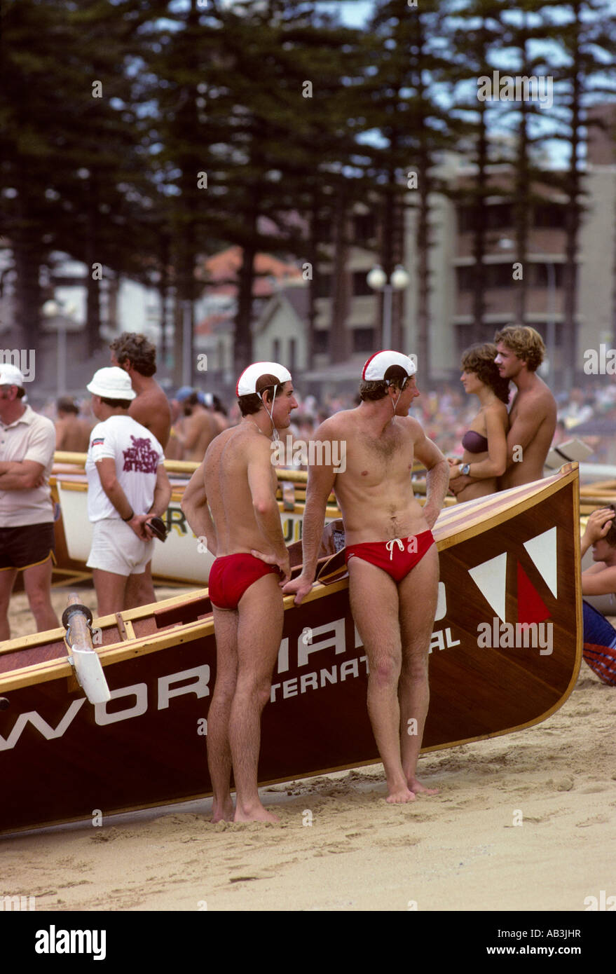 Australian Surf Life Saving Championships Manly Beach Sydney Australia Stock Photo