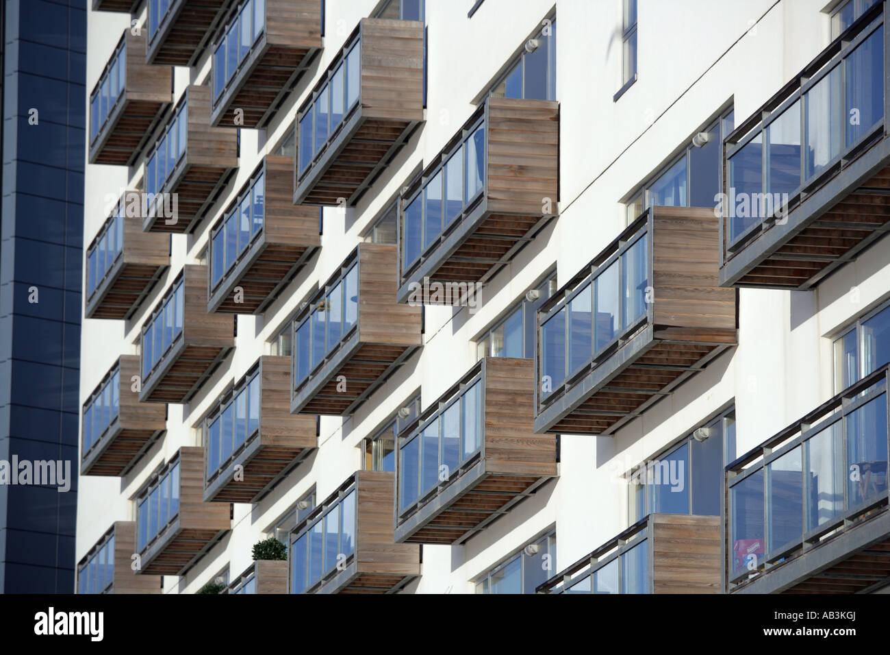 Detail Of Glasgow Harbour Development Stock Photo Alamy