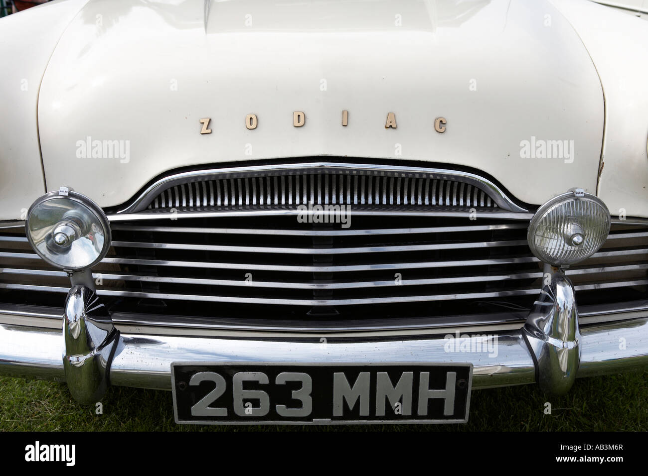 ford zodiac classic car show tatton park cheshire england uk Stock Photo