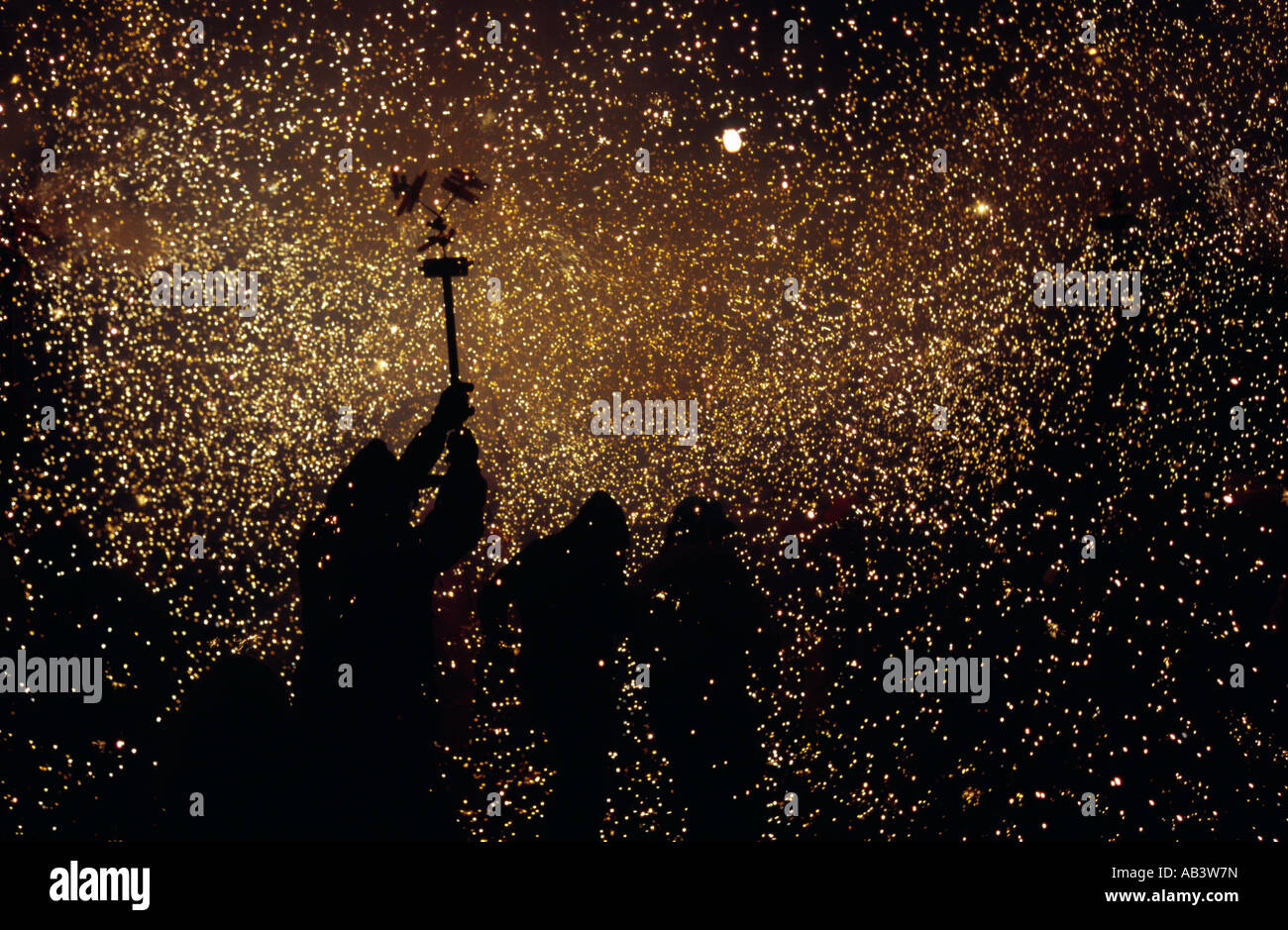 Correfoc - Barcelona, Catalunya SPAIN Stock Photo - Alamy