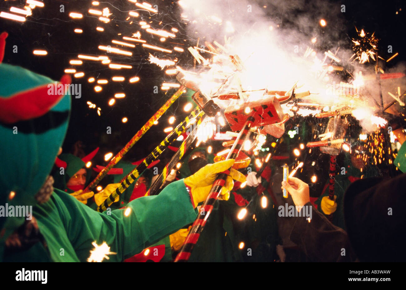 Correfoc diablo hi-res stock photography and images - Alamy